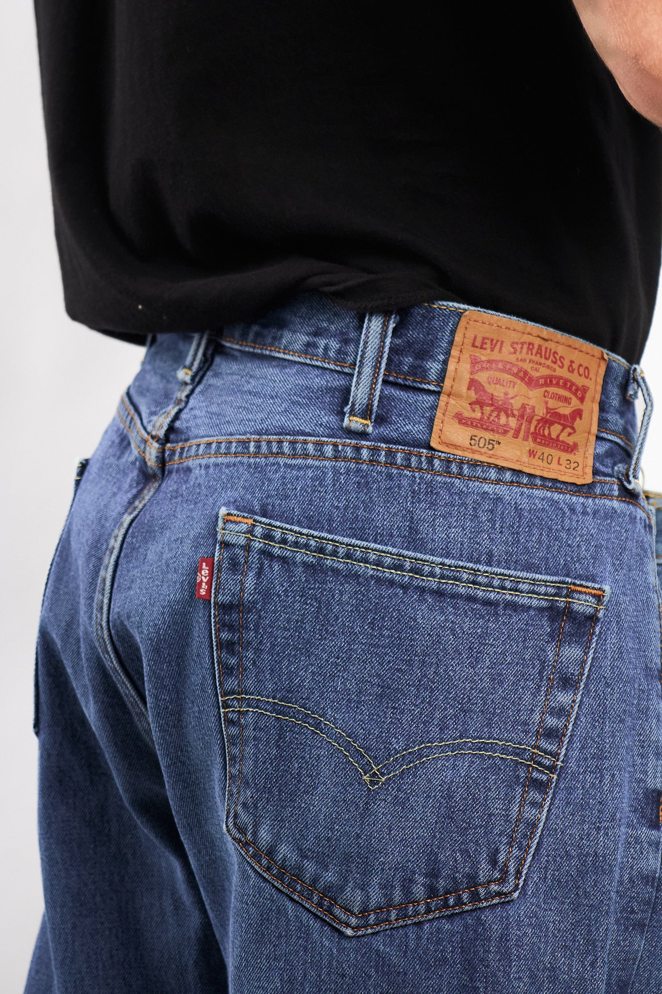 2016 Levi's Light Blue 505 Regular Fit Jean (36)