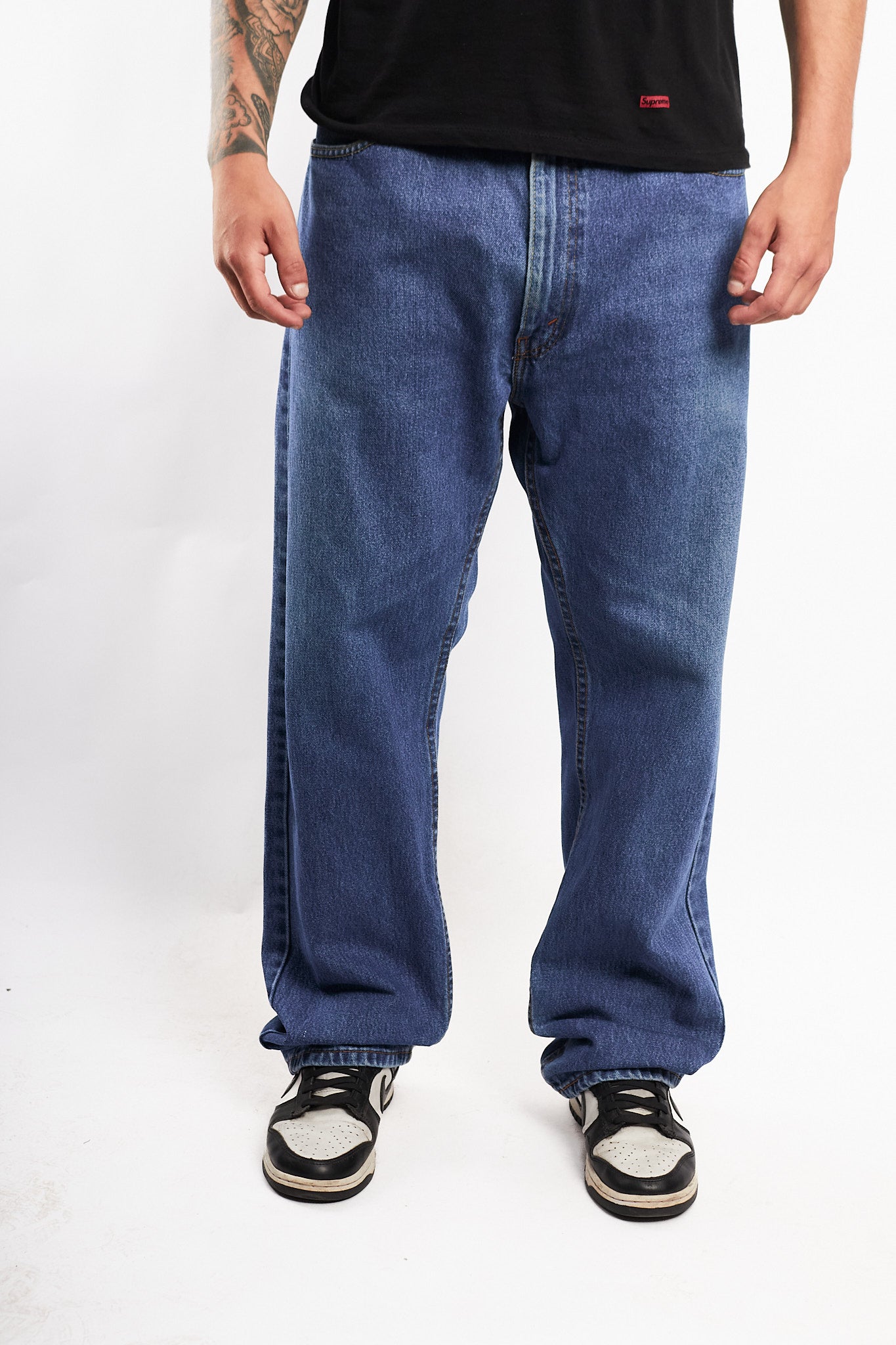 2017 Levi's Blue 505 Regular Straight Jean (36)