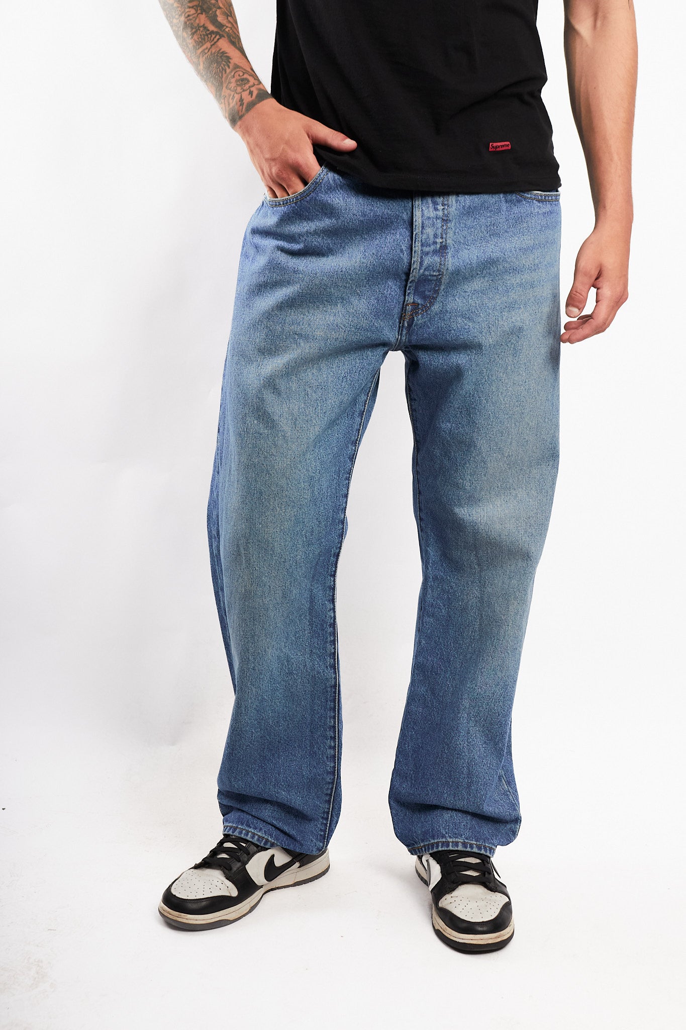 2023 Levi's Light Blue 501 Classic Fit Jean (34)