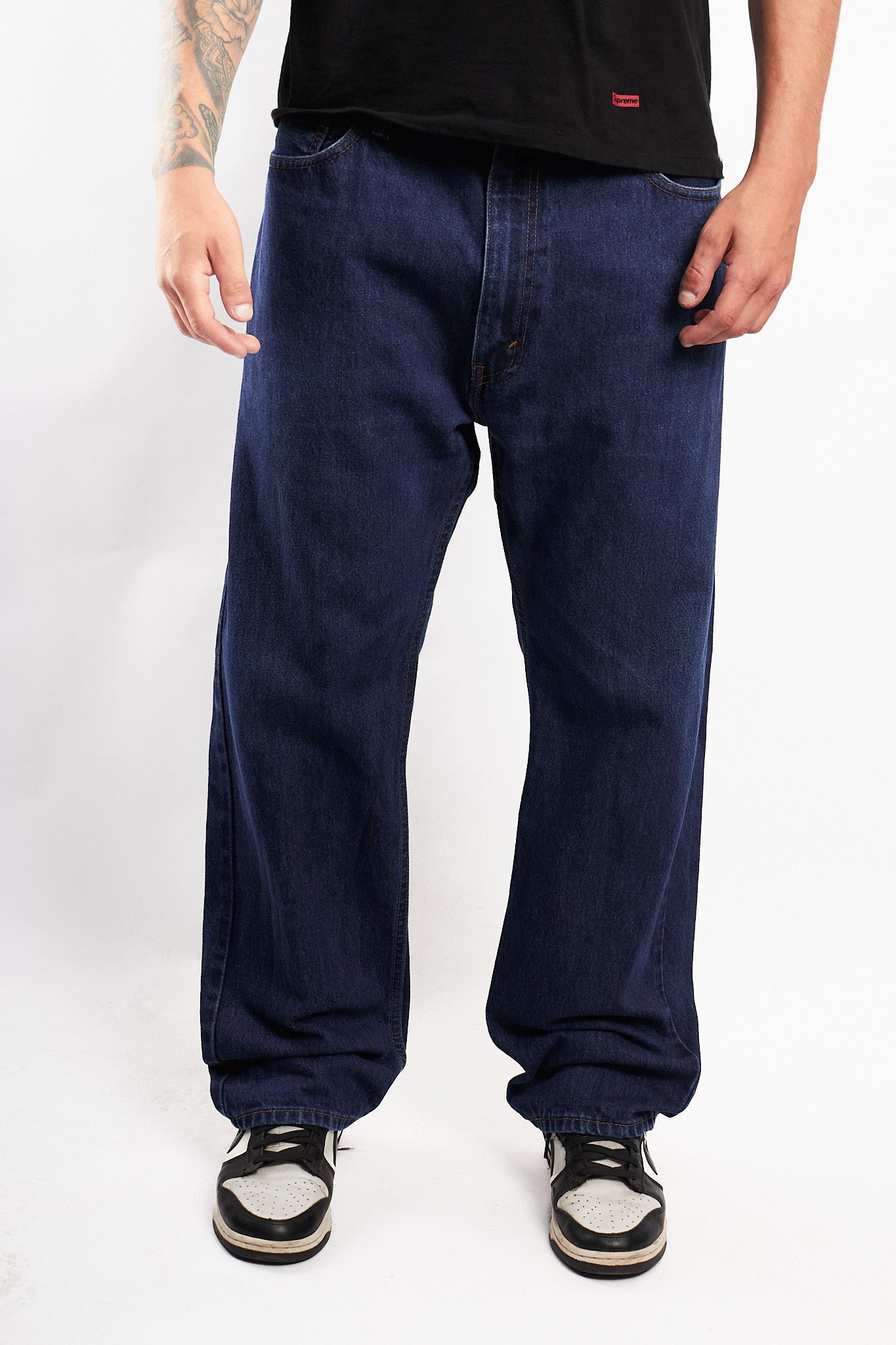 2017 Levi's Navy 505 Regular Straight Jean (36)