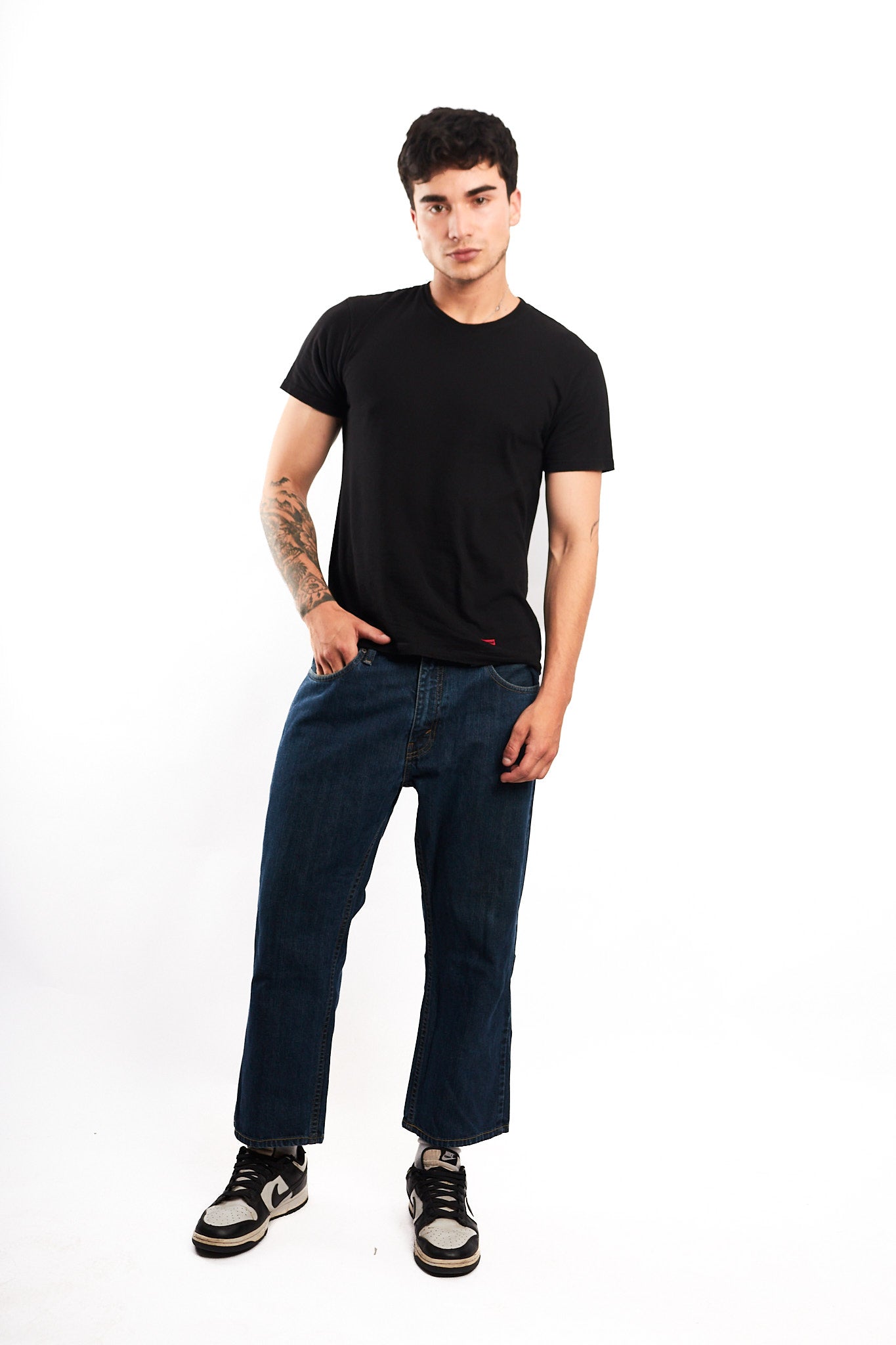 2017 Levis 559 Green Blue Relaxed Straight Jean (34)