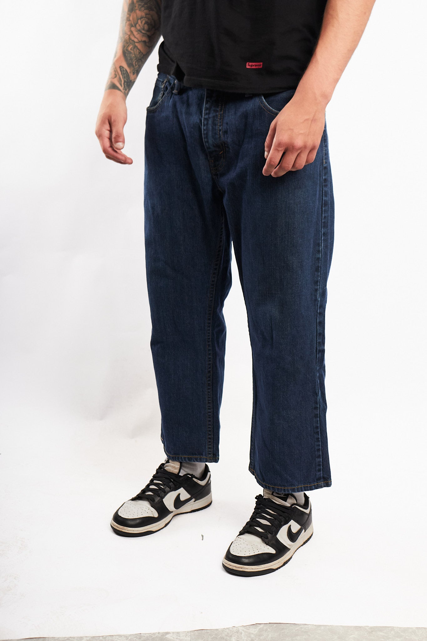 2017 Levis 559 Green Blue Relaxed Straight Jean (34)