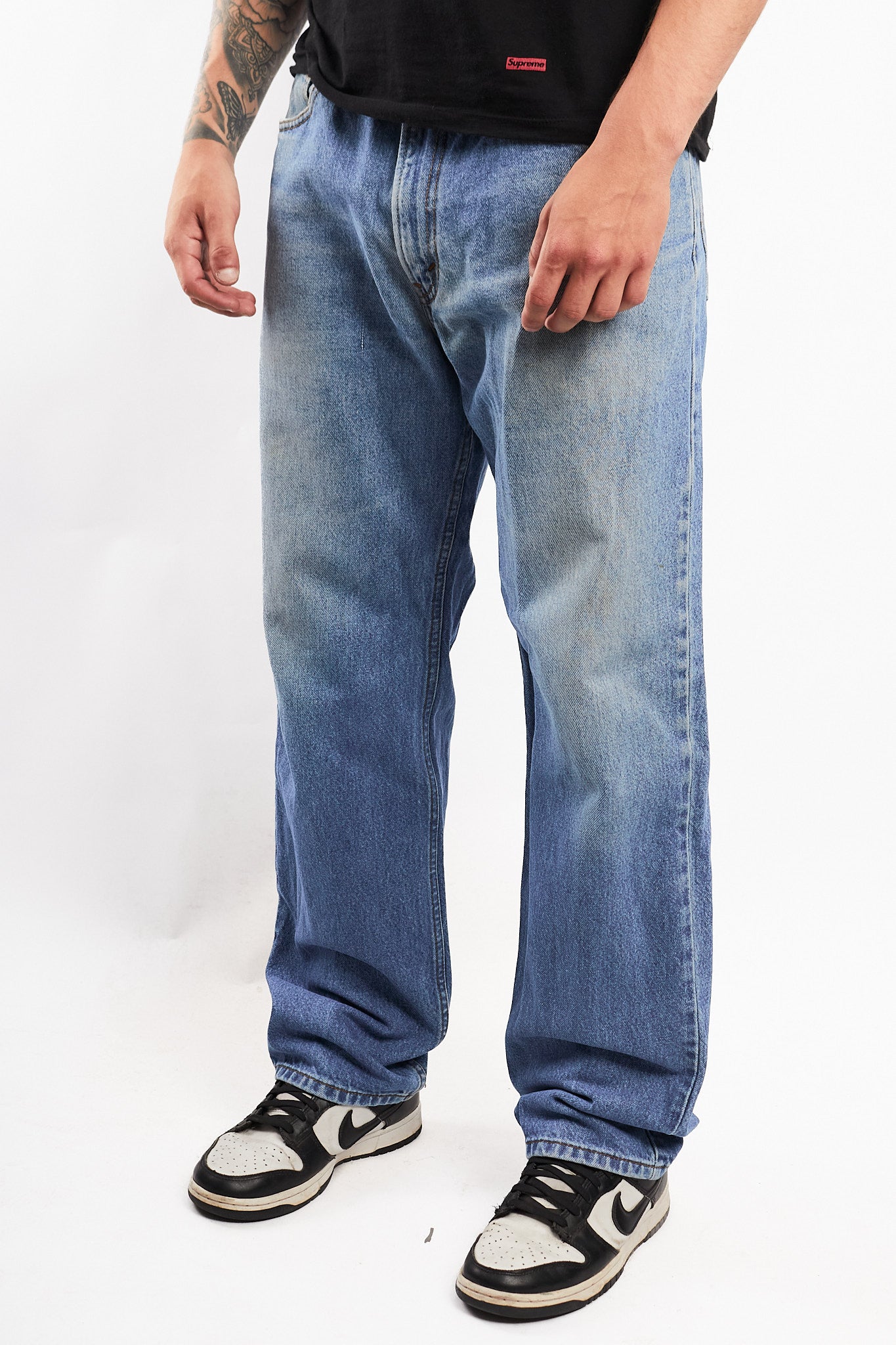 2000 Levi's 550 Blue Relaxed Fit Jean (32)