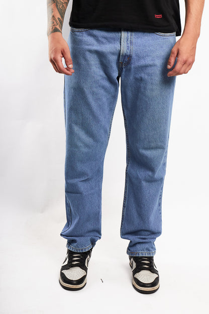 2007 Levi's Sky Blue 505 Regular Straight Fit Jean (32)