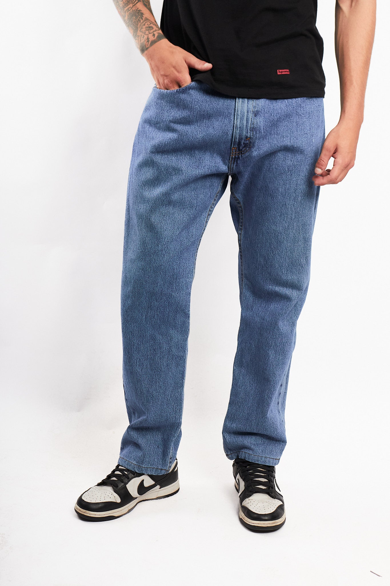 2002 Levi's Light Blue 505 Regular Fit Jean (34)