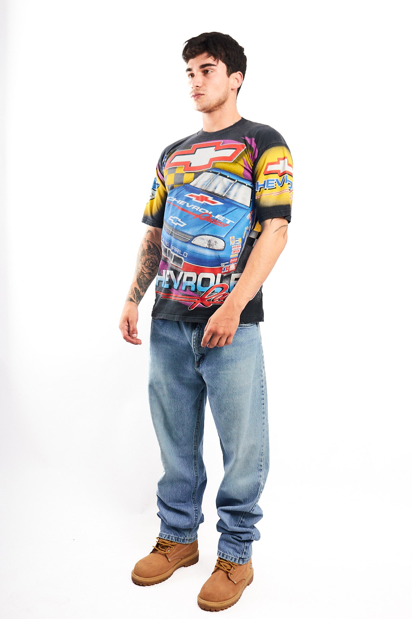 1990 Vintage Nascar Chevrolet Montecarlo AOP Tee (M)