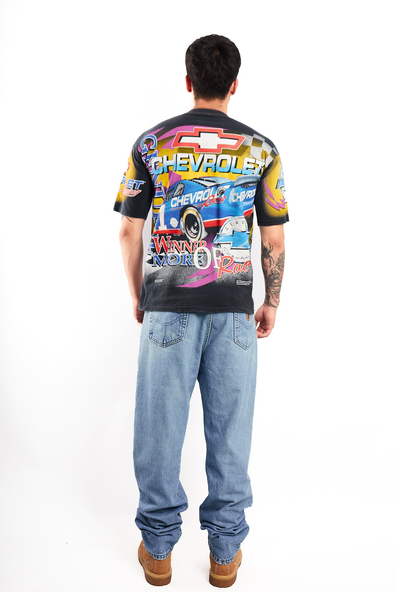 1990 Vintage Nascar Chevrolet Montecarlo AOP Tee (M)