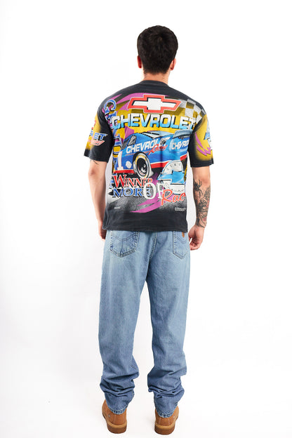 1990 Vintage Nascar Chevrolet Montecarlo AOP Tee (M)