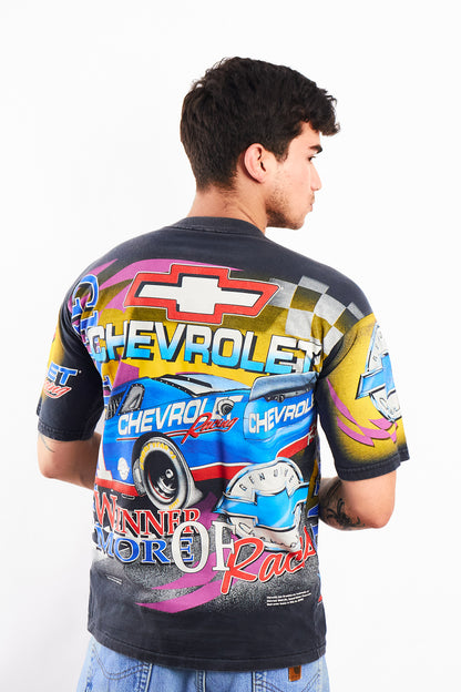 1990 Vintage Nascar Chevrolet Montecarlo AOP Tee (M)