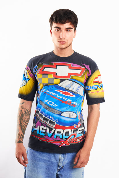 1990 Vintage Nascar Chevrolet Montecarlo AOP Tee (M)