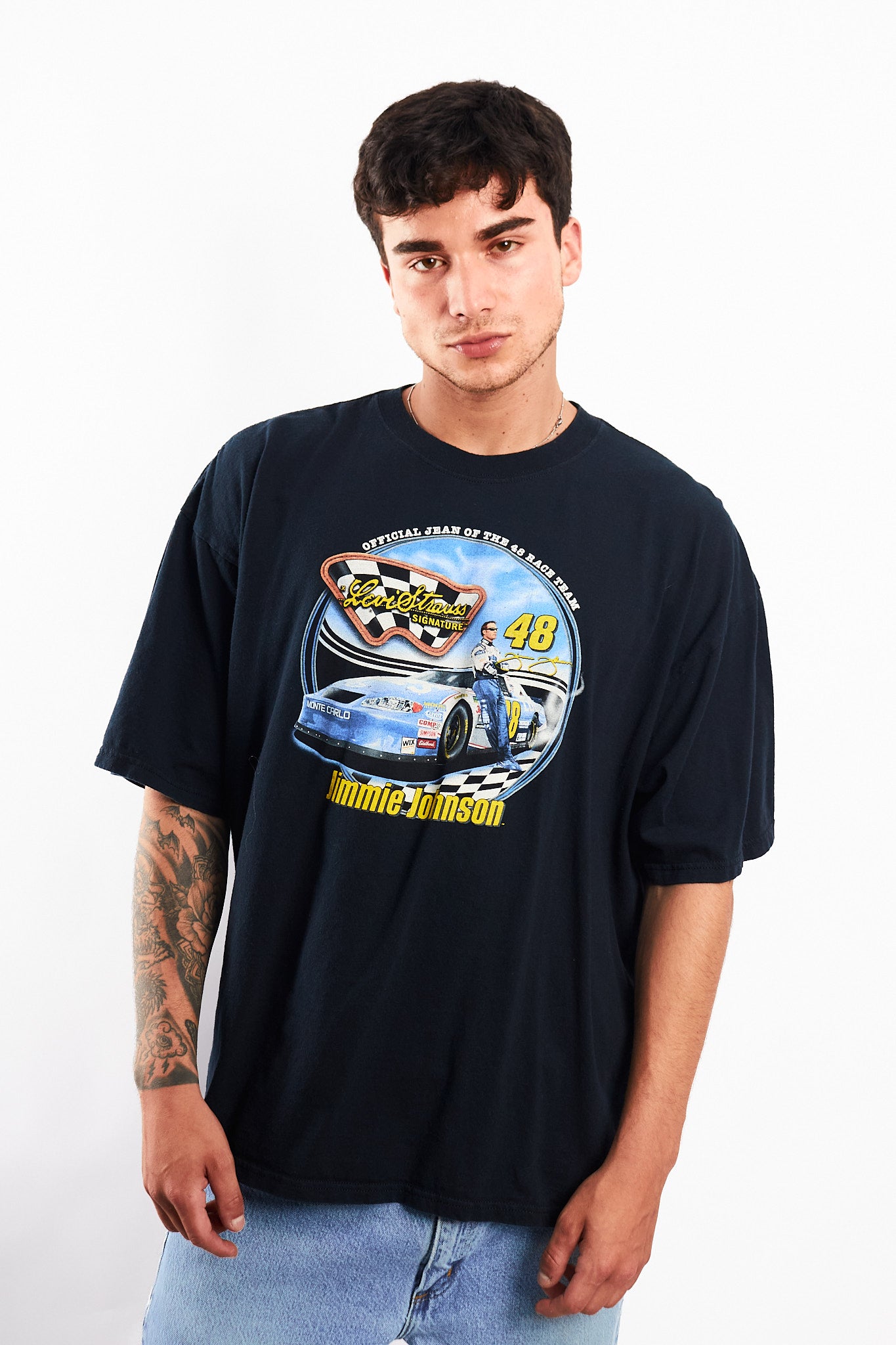 2000 Vintage Levi's x Nascar Jimmie Johnson Tee (M/L)