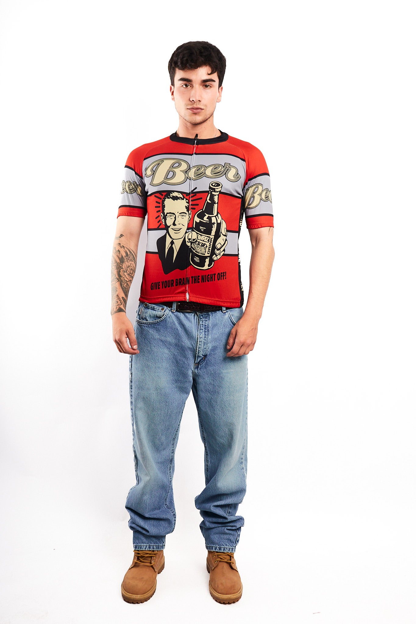 Vintage Cycling Jersey (S/M)