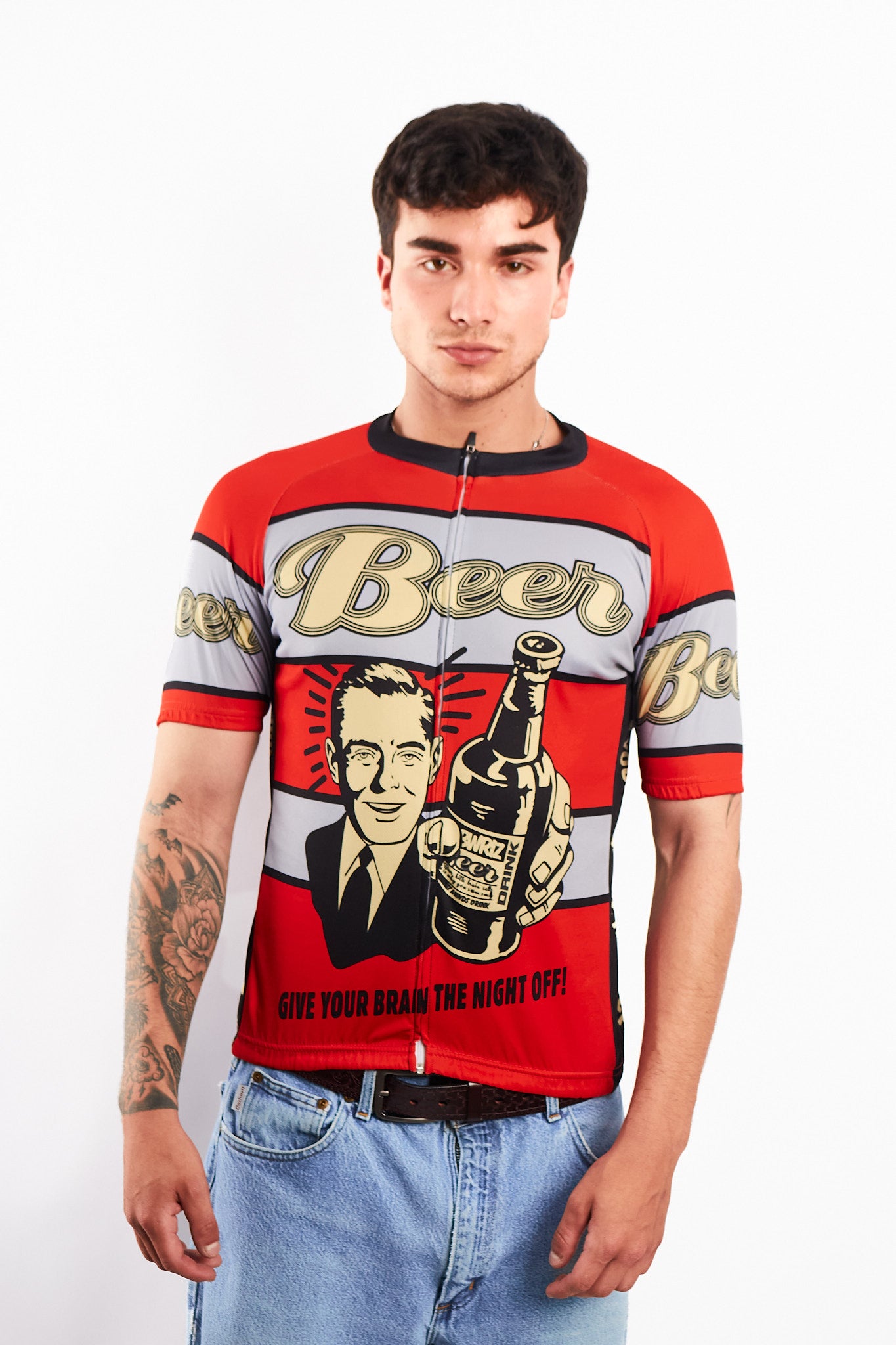 Vintage Cycling Jersey (S/M)