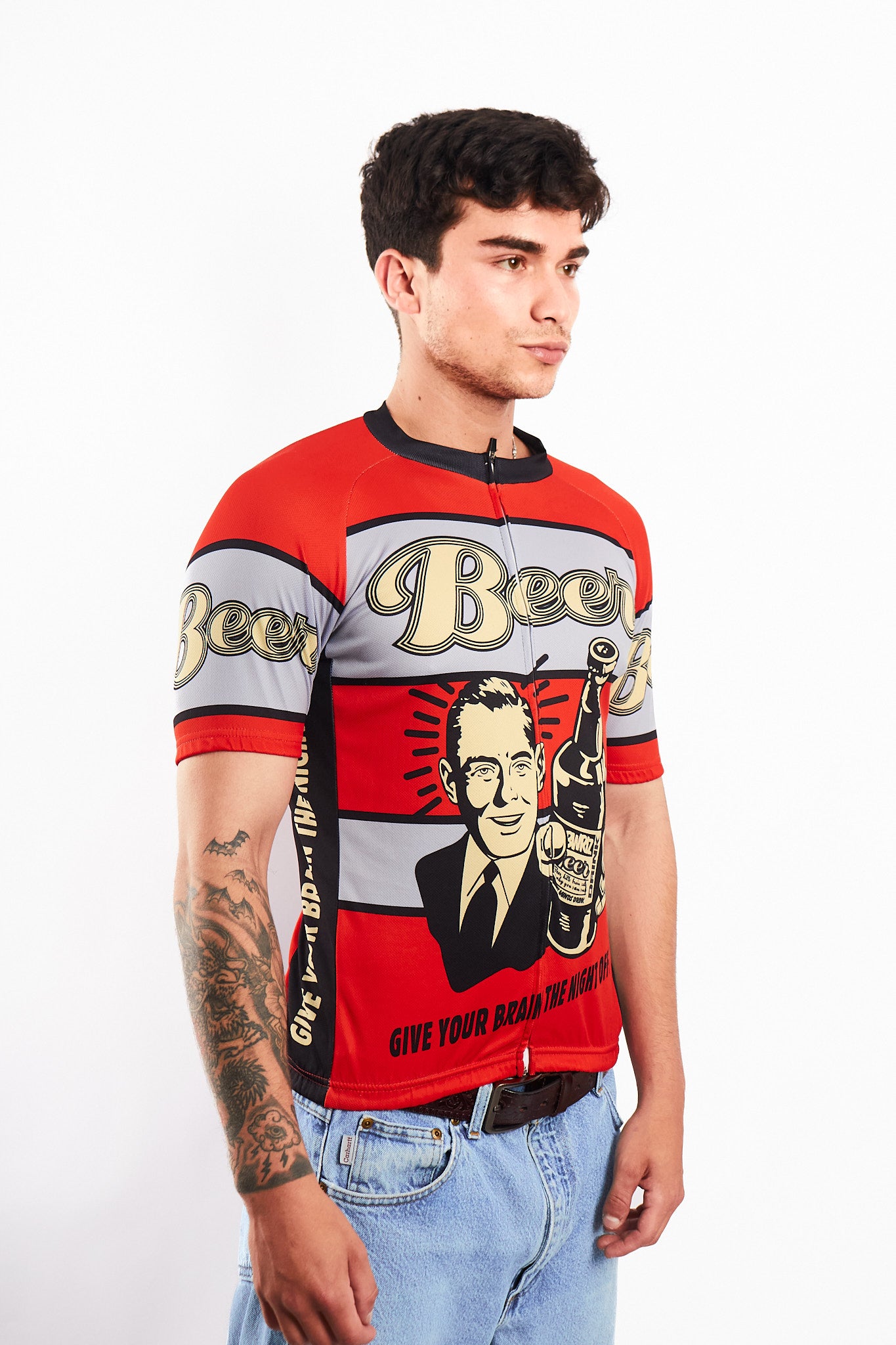 Vintage Cycling Jersey (S/M)