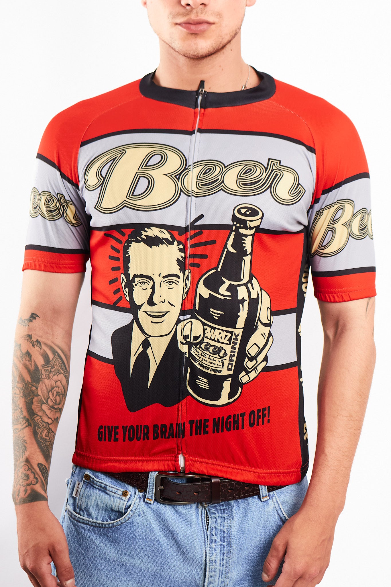 Vintage Cycling Jersey (S/M)