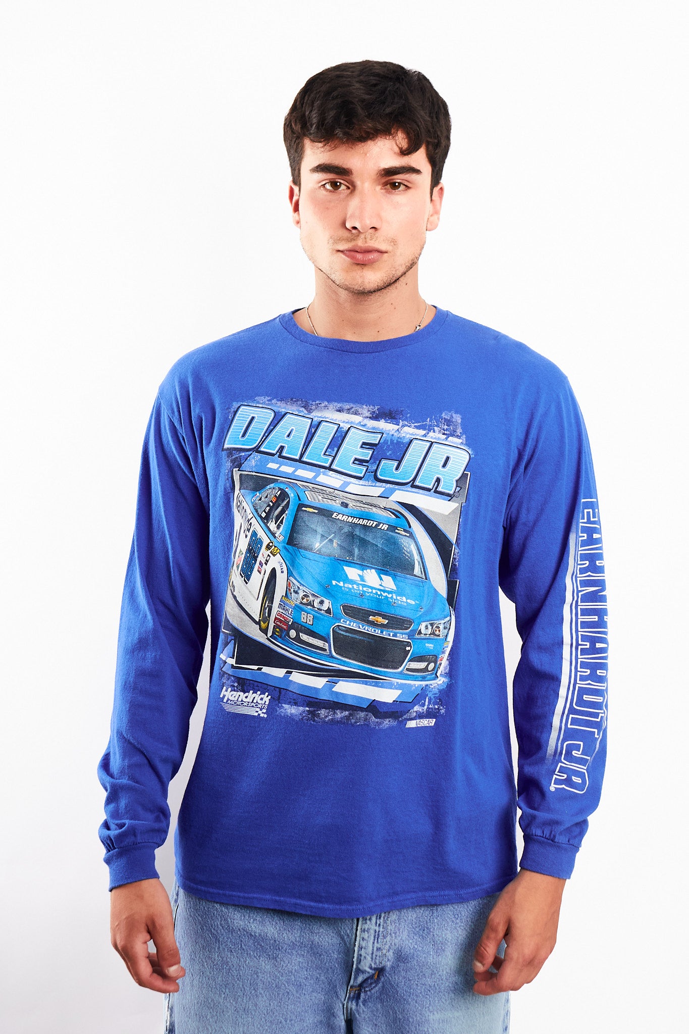 2000 Vintage Nascar Chevrolet Dale Jr Spell Out Longsleeve (M)