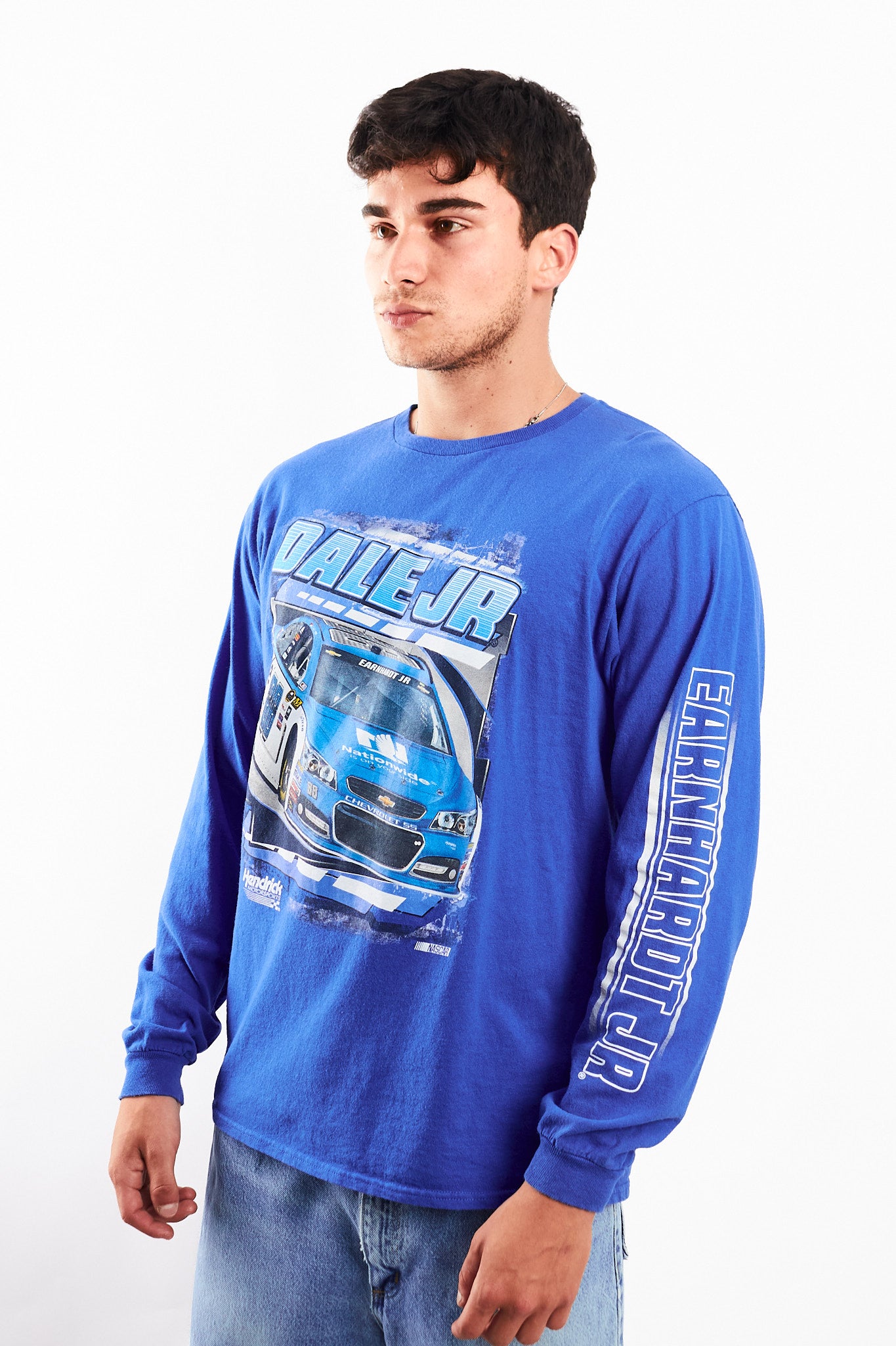 2000 Vintage Nascar Chevrolet Dale Jr Spell Out Longsleeve (M)
