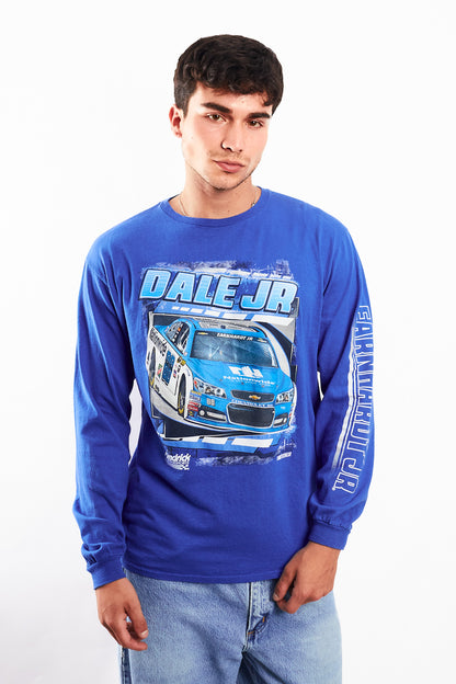 2000 Vintage Nascar Chevrolet Dale Jr Spell Out Longsleeve (M)