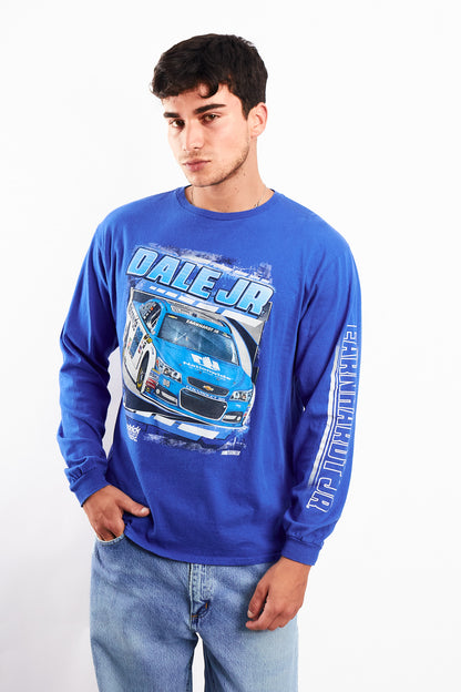 2000 Vintage Nascar Chevrolet Dale Jr Spell Out Longsleeve (M)