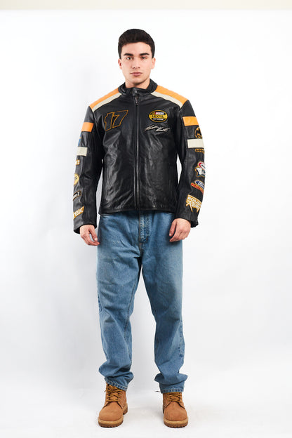 2004 Vintage Wilson x Chase Nascar Ford Racing Leather Racing Jacket (M)
