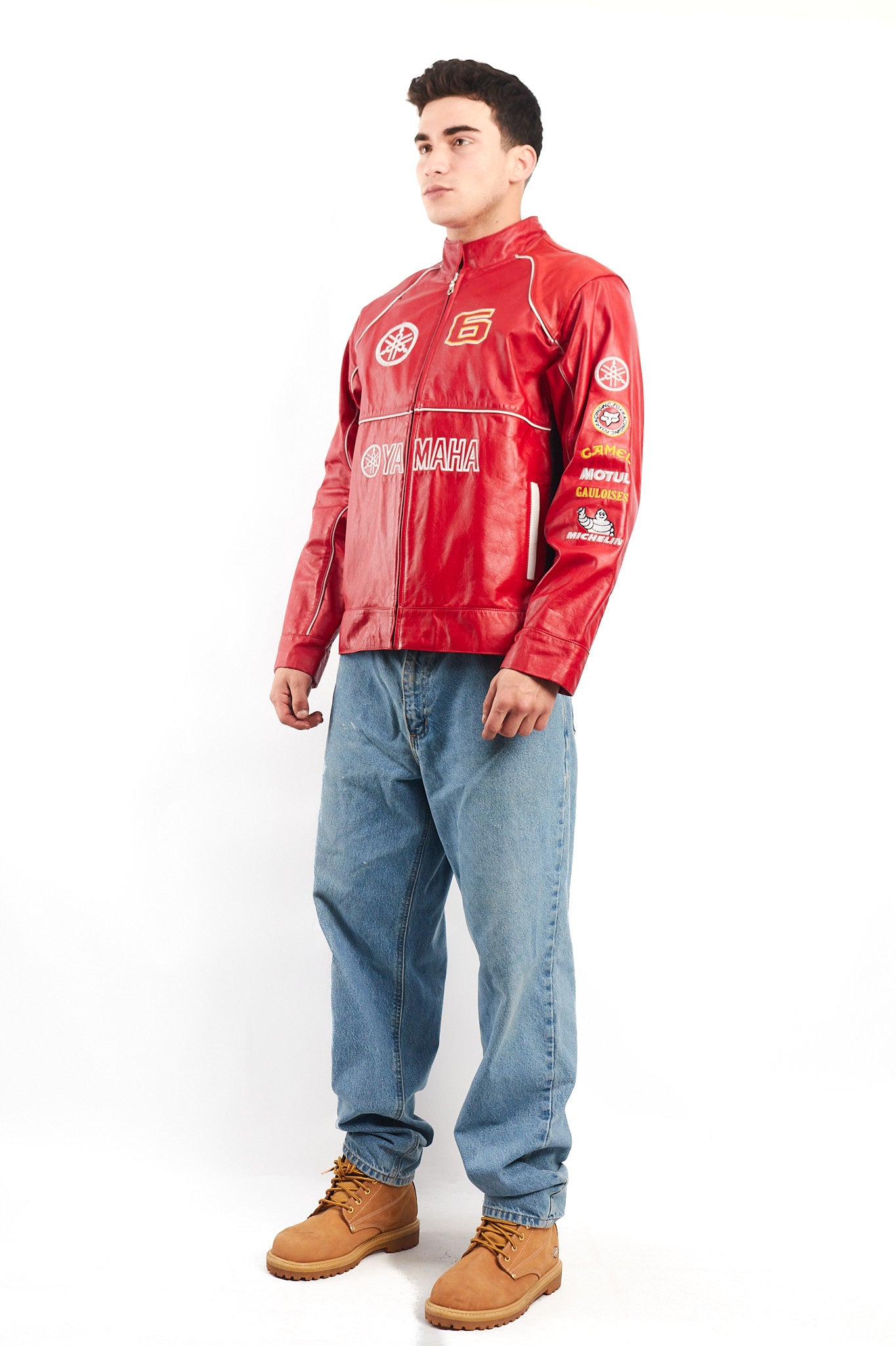 1990 Vintage Yamaha MotoGP Leather Moto Jacket (M)