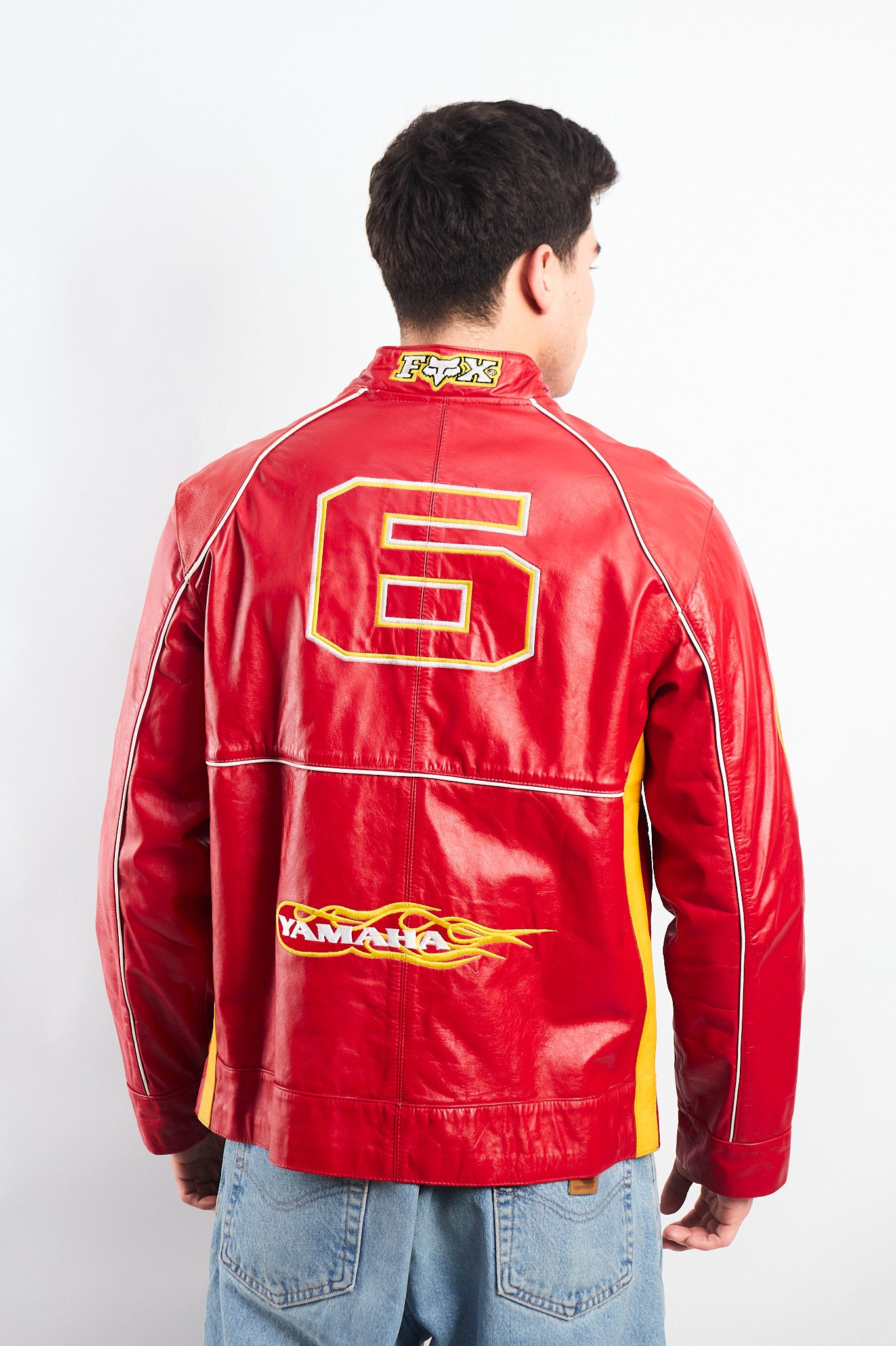 1990 Vintage Yamaha MotoGP Leather Moto Jacket (M)