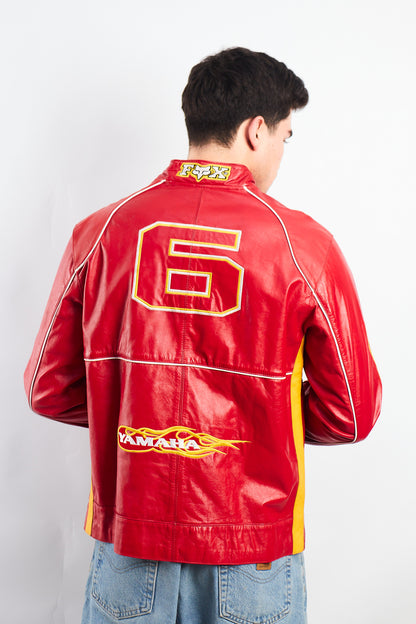 1990 Vintage Yamaha MotoGP Leather Moto Jacket (M)