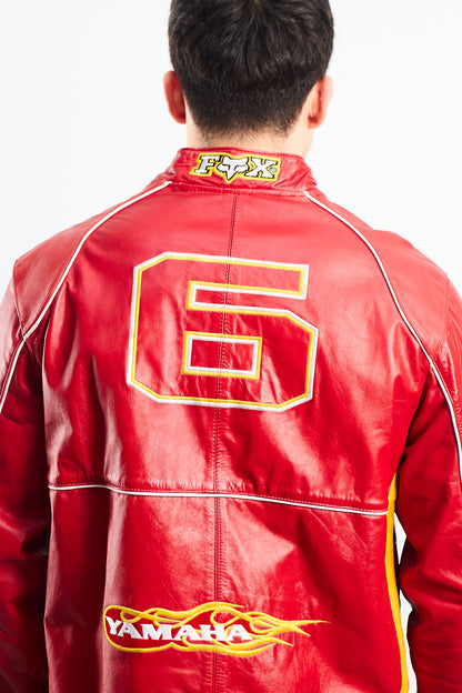 1990 Vintage Yamaha MotoGP Leather Moto Jacket (M)