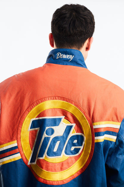 2001 Vintage Jeff Hamilton Nascar Tide Leather Racing Jacket (M/L)