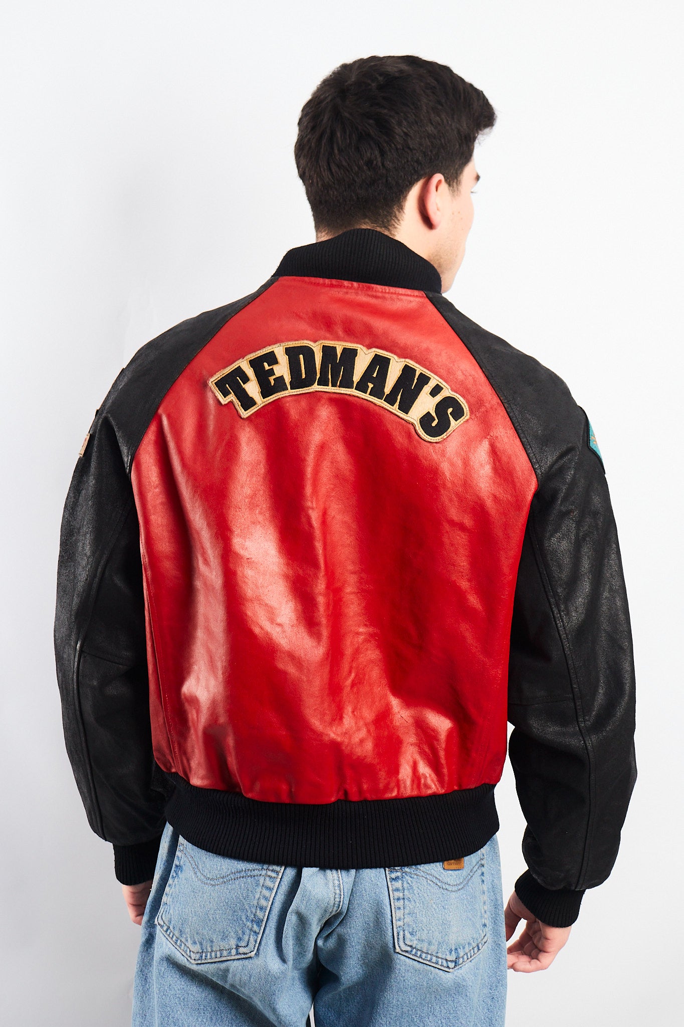 1991 Vintage Tedman Limited Edition Biker Leather Jacket (M/L)