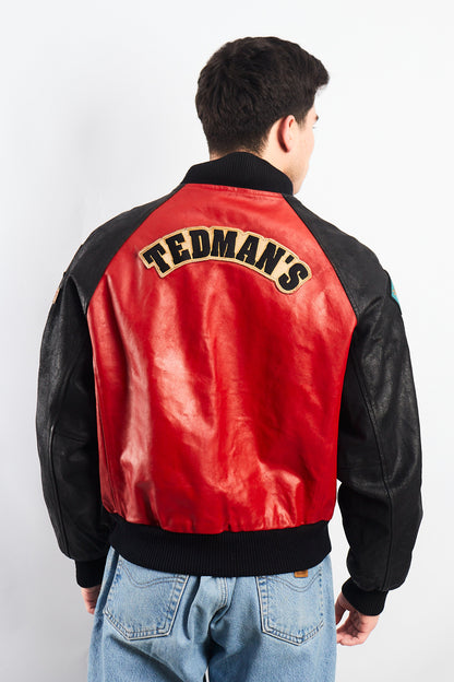 1991 Vintage Tedman Limited Edition Biker Leather Jacket (M/L)