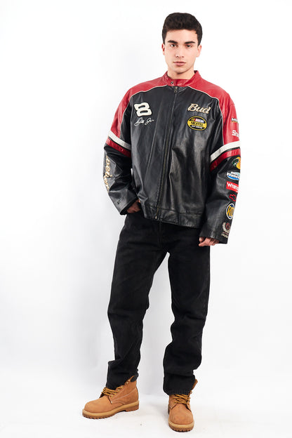 2004 Wilson x Chase Authentic Nascar Dale Earnhardt Jr Leather Racing Jacket (L)