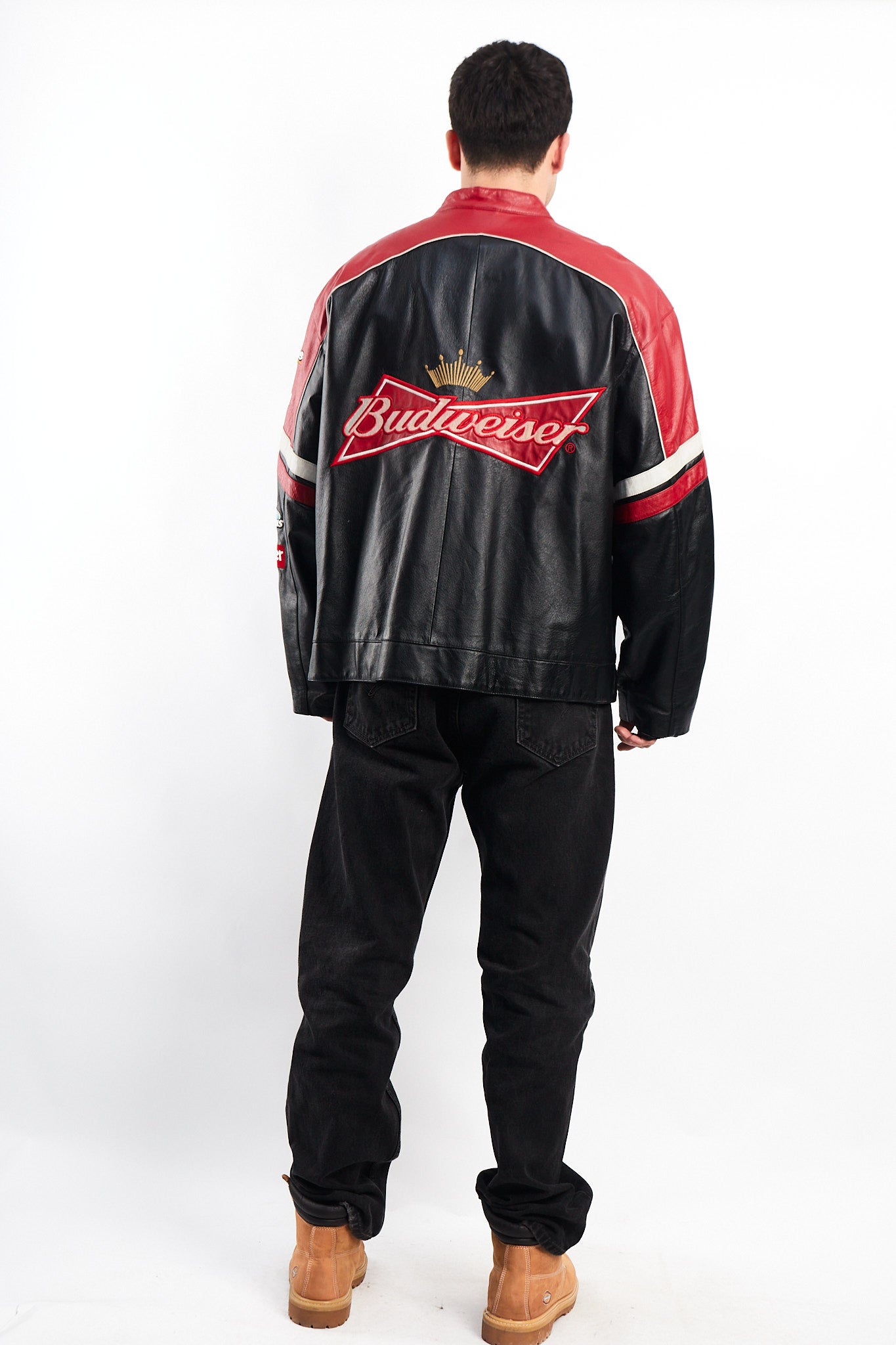 2004 Wilson x Chase Authentic Nascar Dale Earnhardt Jr Leather Racing Jacket (L)