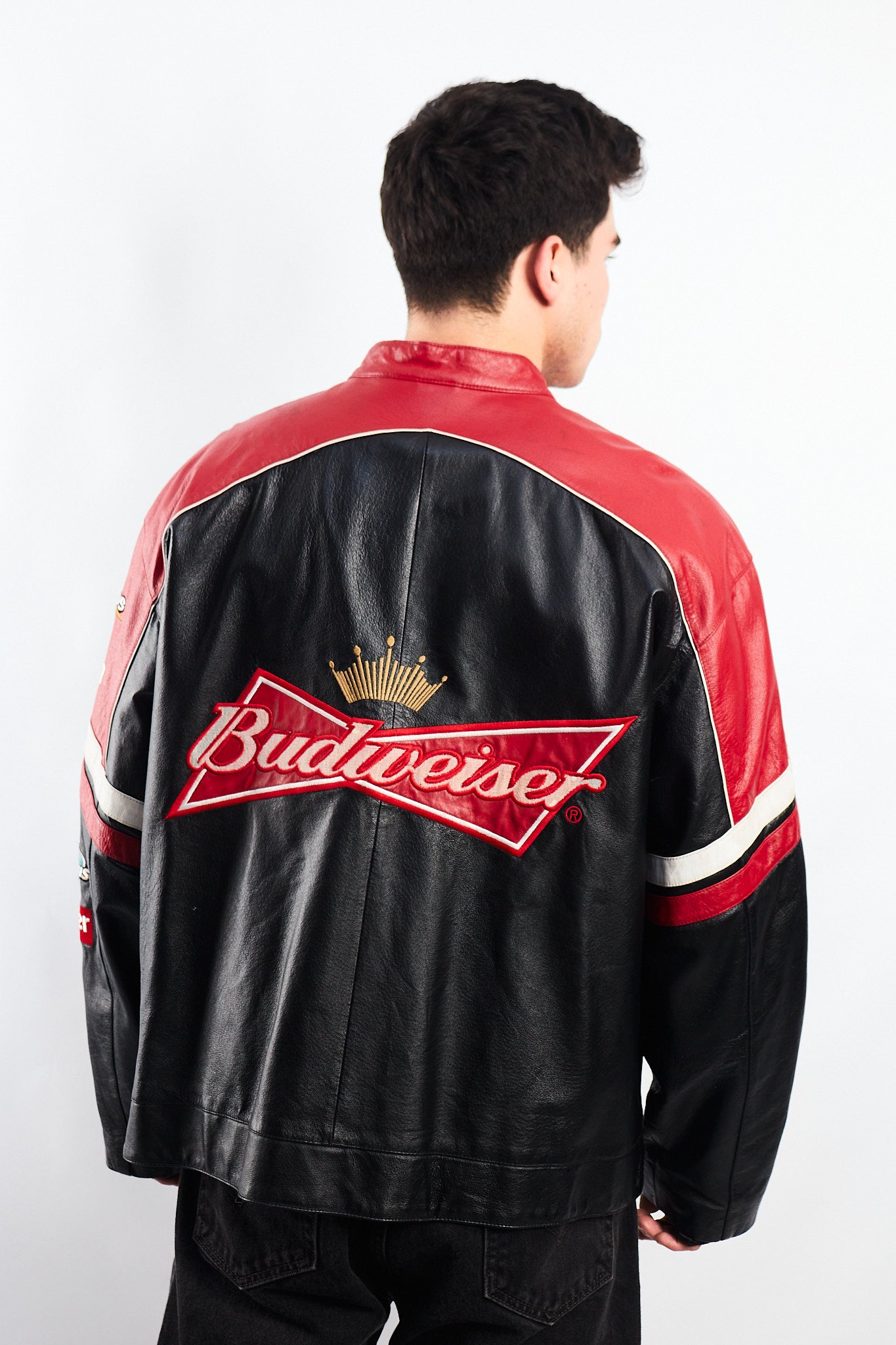 2004 Wilson x Chase Authentic Nascar Dale Earnhardt Jr Leather Racing Jacket (L)