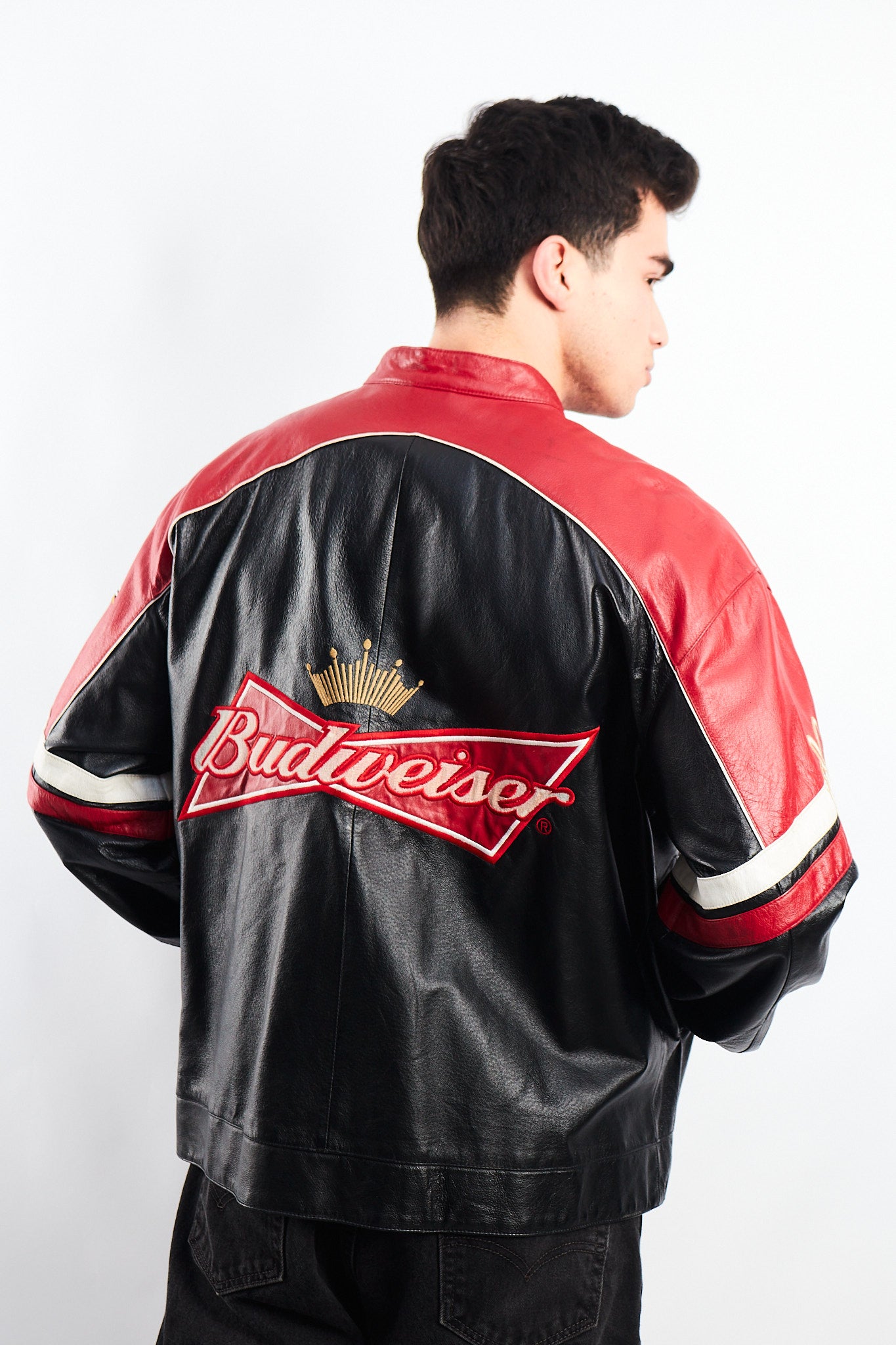 2004 Wilson x Chase Authentic Nascar Dale Earnhardt Jr Leather Racing Jacket (L)