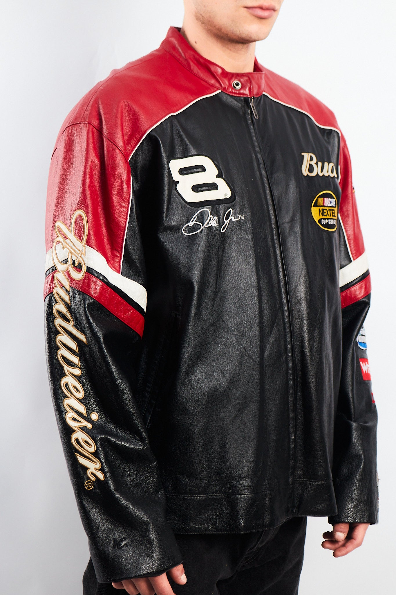 2004 Wilson x Chase Authentic Nascar Dale Earnhardt Jr Leather Racing Jacket (L)