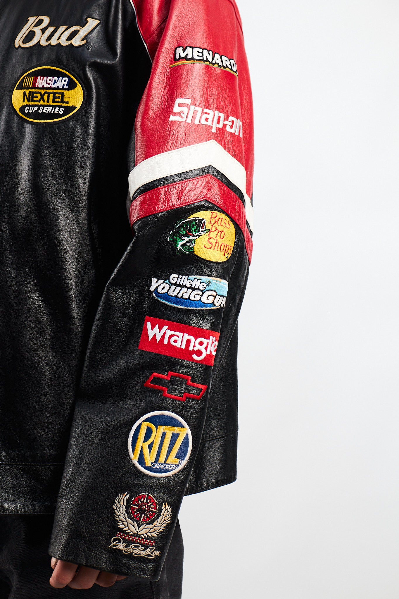 2004 Wilson x Chase Authentic Nascar Dale Earnhardt Jr Leather Racing Jacket (L)