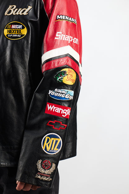 2004 Wilson x Chase Authentic Nascar Dale Earnhardt Jr Leather Racing Jacket (L)