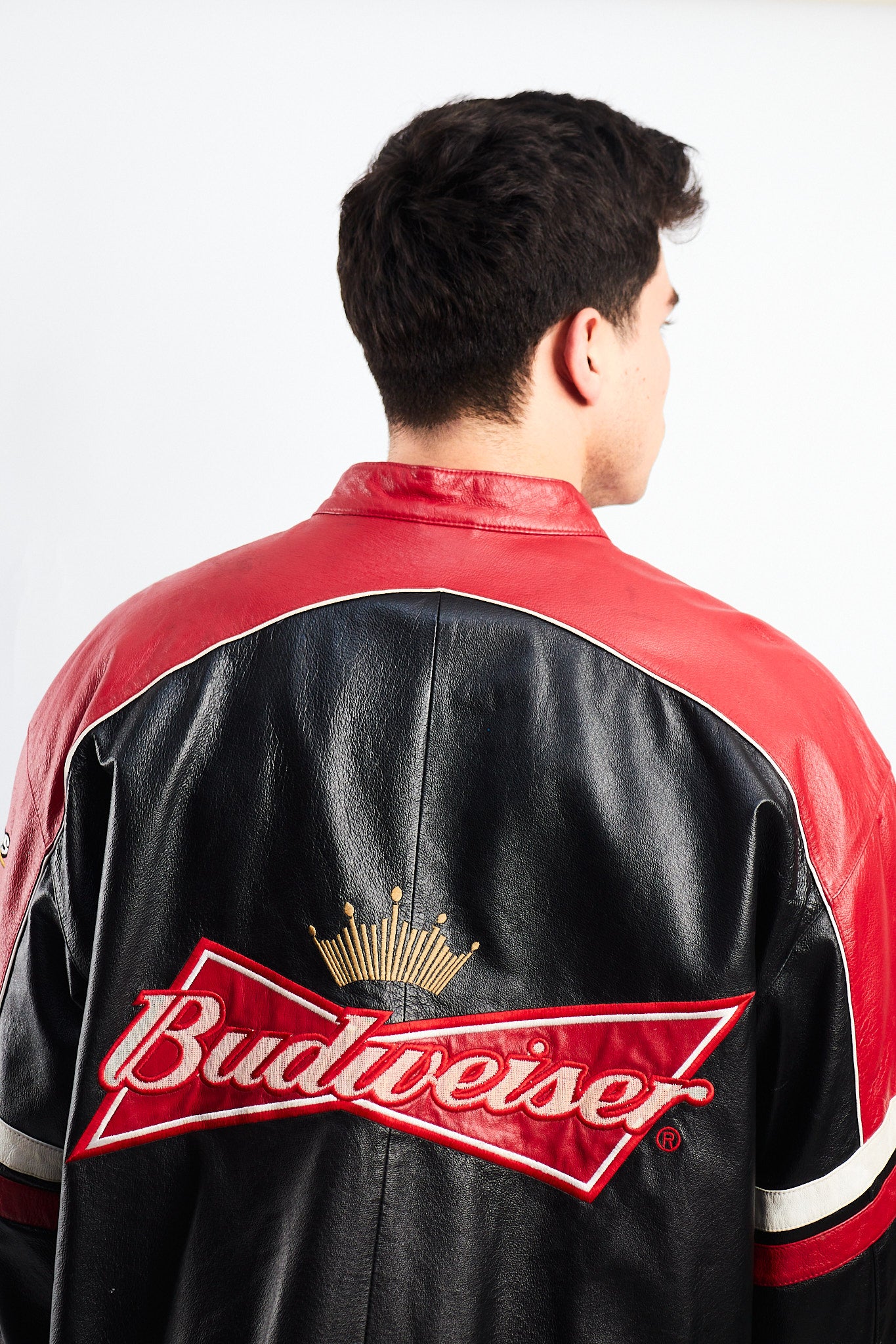 2004 Wilson x Chase Authentic Nascar Dale Earnhardt Jr Leather Racing Jacket (L)