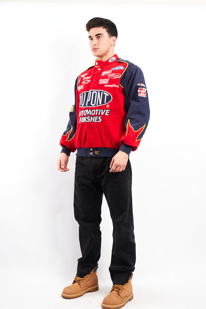 2000 Vintage Jeff Gordon #24 Nascar Dupont Flames Racing Jacket (M/L)