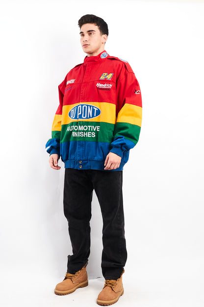 1990 Vintage Chase Jeff Gordon #24 Nascar Rainbow Racing Jacket (XL)