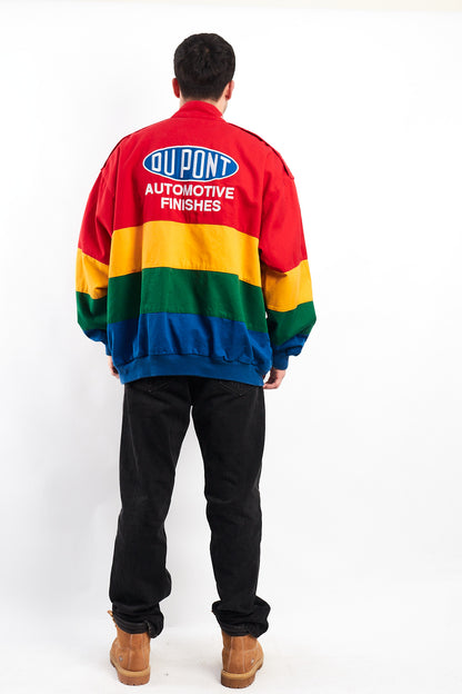 1990 Vintage Chase Jeff Gordon #24 Nascar Rainbow Racing Jacket (XL)