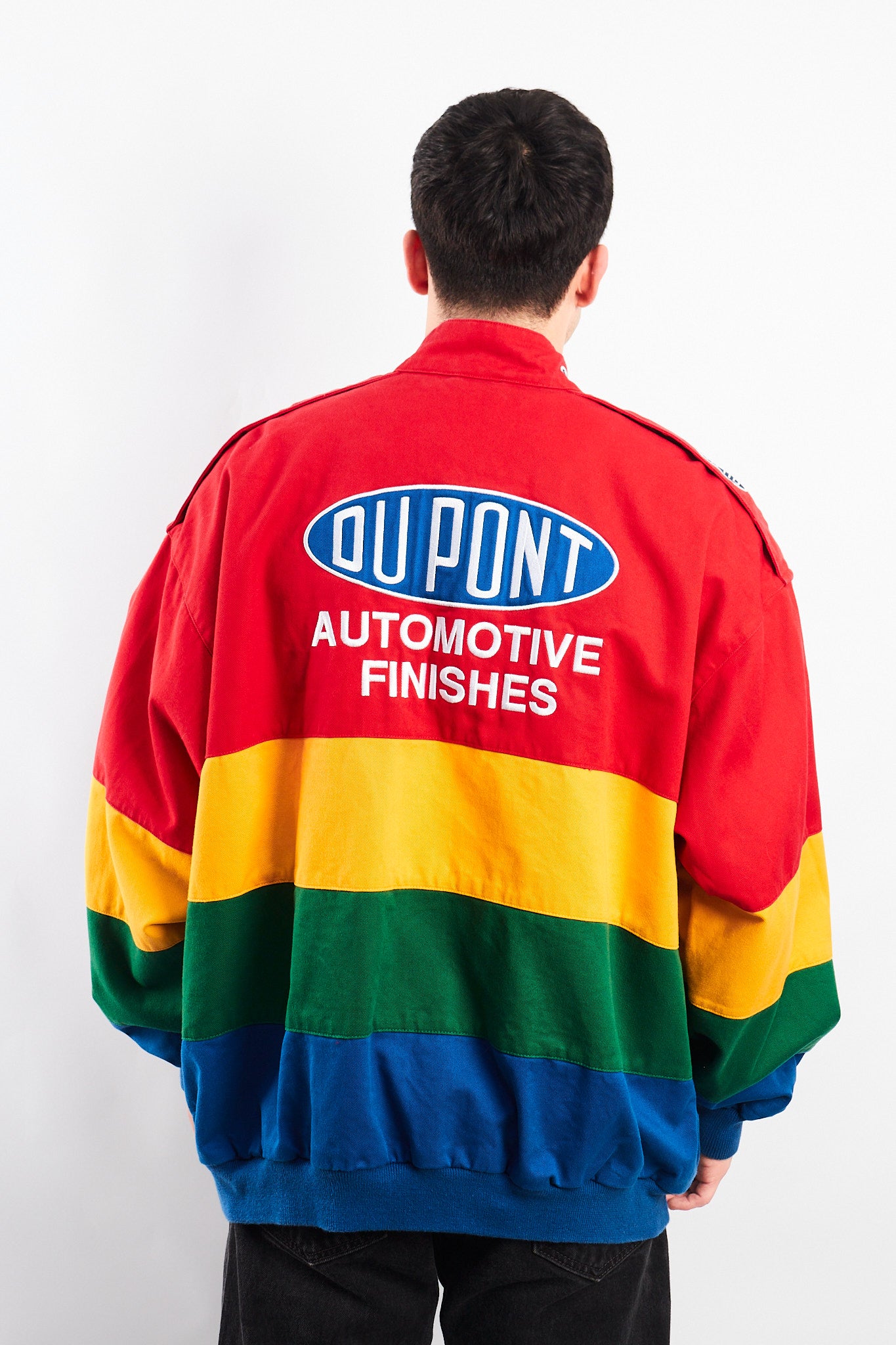 1990 Vintage Chase Jeff Gordon #24 Nascar Rainbow Racing Jacket (XL)