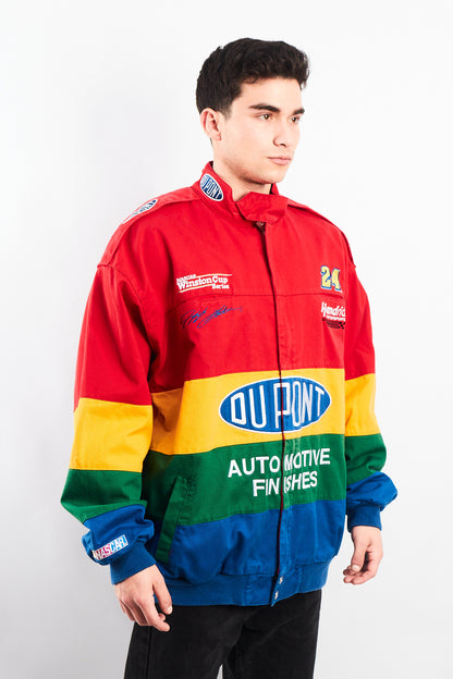 1990 Vintage Chase Jeff Gordon #24 Nascar Rainbow Racing Jacket (XL)