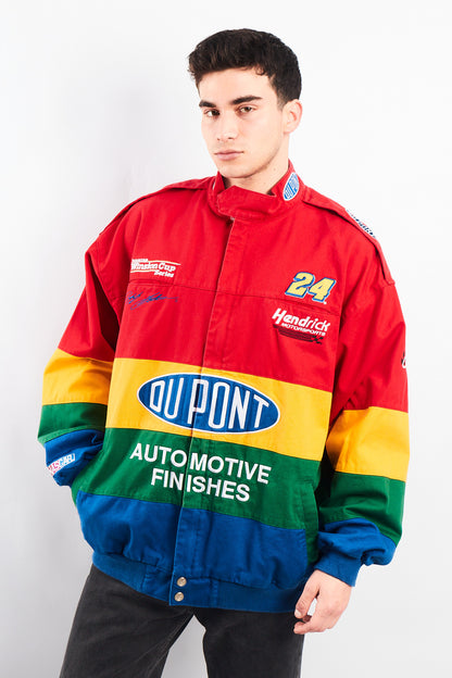 1990 Vintage Chase Jeff Gordon #24 Nascar Rainbow Racing Jacket (XL)