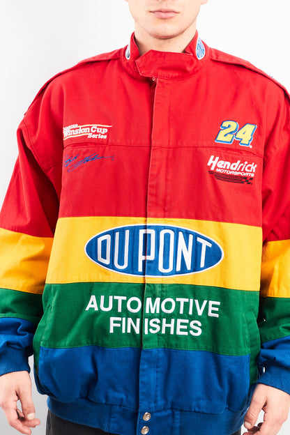 1990 Vintage Chase Jeff Gordon #24 Nascar Rainbow Racing Jacket (XL)