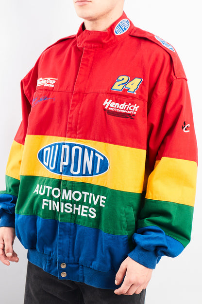 1990 Vintage Chase Jeff Gordon #24 Nascar Rainbow Racing Jacket (XL)