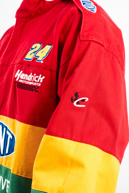 1990 Vintage Chase Jeff Gordon #24 Nascar Rainbow Racing Jacket (XL)