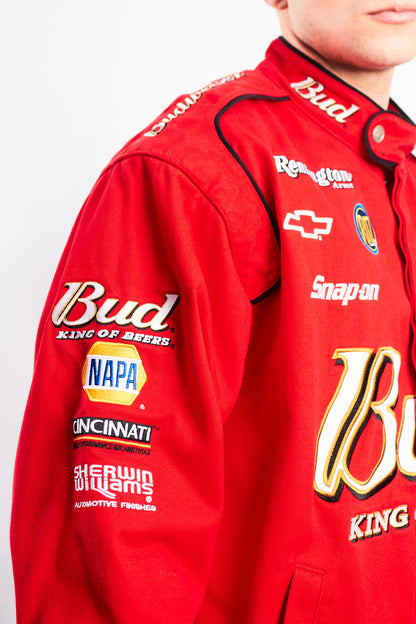 2000 Vintage Chase Nascar Budweiser Dale Earnhardt Jr Racing Jacket (L)