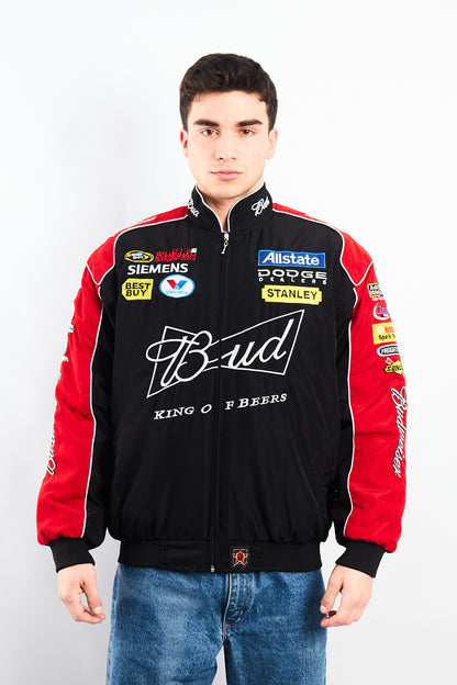 2008 Jeff Hamilton x Nascar Budweiser x Dodge Racing Jacket (M/L)